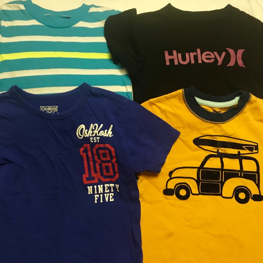 Lot of 4 Toddler Boy T-Shirts. Size 3T.